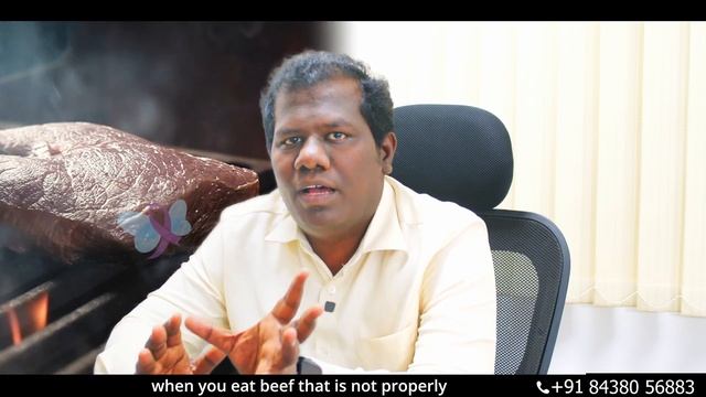 Beef (மாடு இறைச்சி) சாப்பிட்டா புற்றுநோய் வருமா? Eating beef causes cancer? Dr.Narendran смотреть онлайн