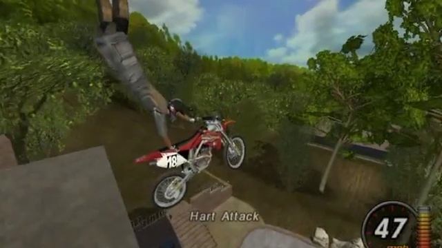 All tricks in MTX Mototrax over Travis Pastrana's house смотреть онлайн