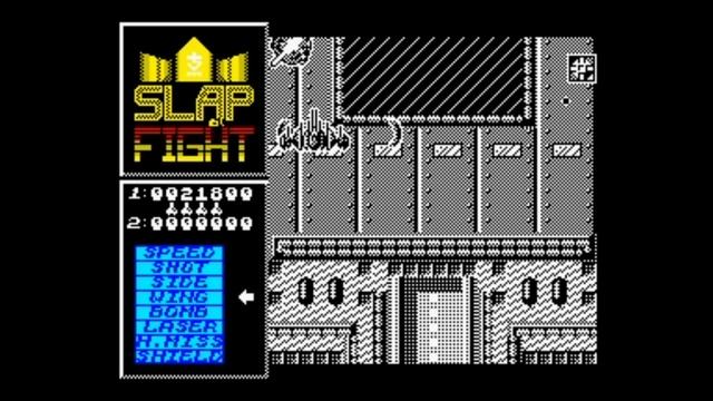 SLAP FIGHT (2022 Edition / Bigger enemy bullets / AY sfx) Walkthrough, ZX Spectrum смотреть онлайн