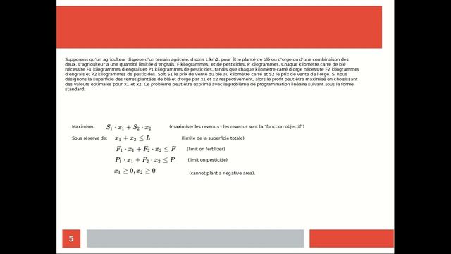 TECHNIQUE D'OPTIMISATION LINÉAIRE - RESOLUTION DE PROBÈME AVEC PYTHON смотреть онлайн