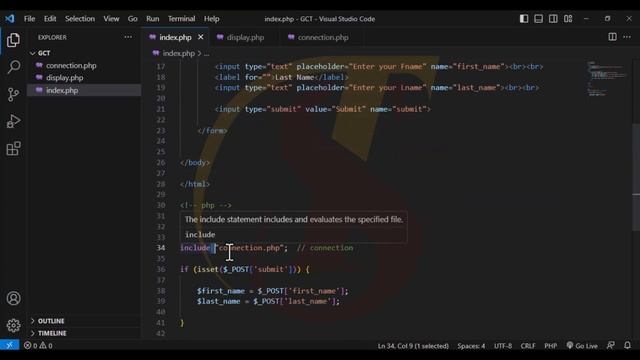 Lecture 19 | How to apply Insert Query in PHP | Part 1 | (Hypertext Preprocessor) | TechStep Sahiwa смотреть онлайн