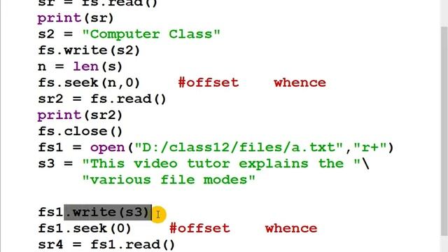 004 Part 3 of 3: Seek function in Python смотреть онлайн
