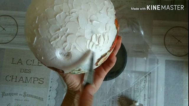 DIY. ✔️Christmas ball. Workshop. Decoration Idea. Декор новогоднего шара. смотреть онлайн