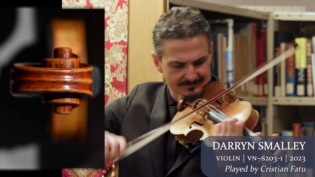 Darryn Smalley  violin 2023 / Cristian Fatu / at the Metzler Violin Shop