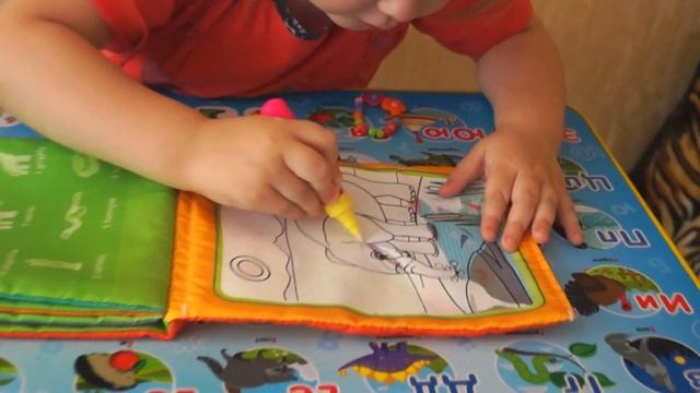 Волшебная водная раскраска! Рисуем с Мирой смотреть онлайн