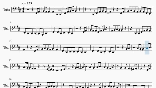 Tuba Sheet Music: How to play Travelin' Man by Ricky Nelson смотреть онлайн