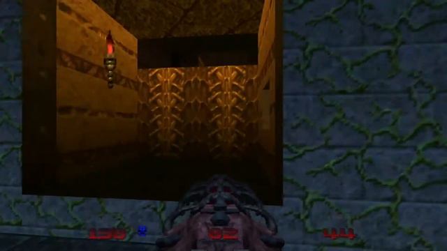 Doom 64 (1997 / N64 / PS4) - Level 13 / Dark Citadel смотреть онлайн