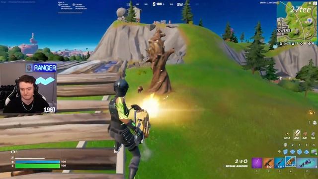 Streamers React To Ripsaw Launcher In Fortnite Update 21.10 смотреть онлайн