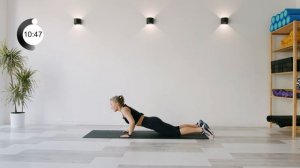 Тренировка на мышцы кора в домашних условиях - Пресс, Бока, Спина | Упражнения для начинающих.