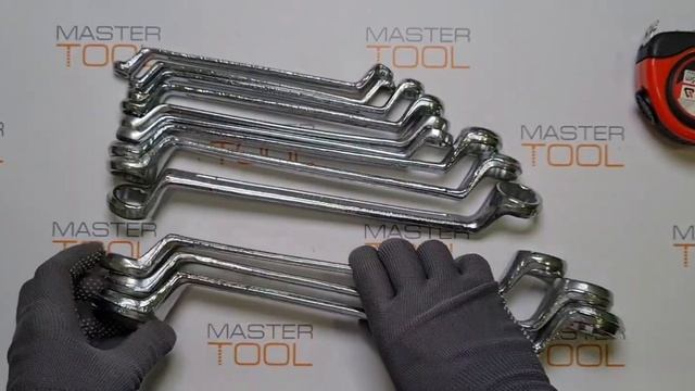 Ключи накидные изогнутые 6-32 мм, 12 шт, VOREL 52630 смотреть онлайн