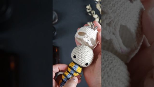 Death's Head Hawk Moth - Halloween Amigurumi Crochet Pattern