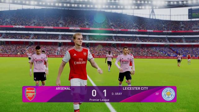 КАРЬЕРА ЗА LEICESTER CITY ✭ ПЕРВЫЙ ПРОИГРЫШ - PES 2020 [ #2 ] смотреть онлайн