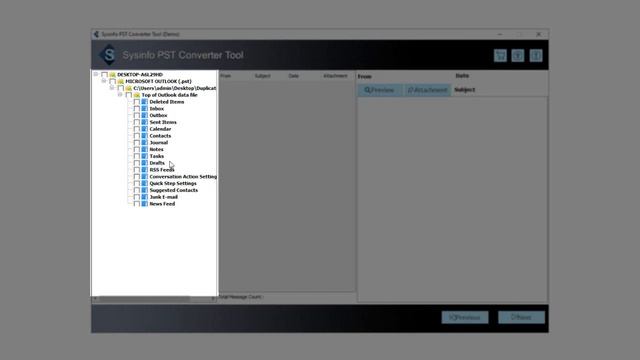 Sysinfo PST Converter to Export PST Files into PDF, EML, MBOX, MSG смотреть онлайн
