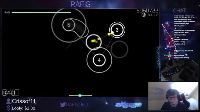 osu! | Rafis | Dimrain47 - The Falling Mysts [Fallen Mysts] 99.14% 7.49⭐ 7❌ 1723/1791x | Livestream смотреть онлайн