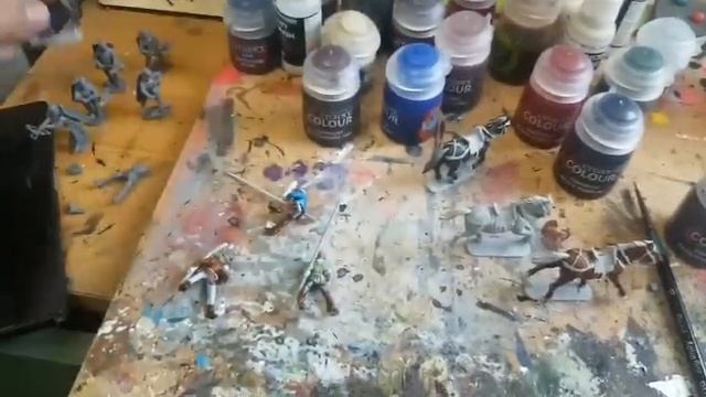 Contrast Painting - War of the Roses Horsemen смотреть онлайн
