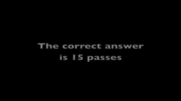 Эксперимент на внимательность selective attention test