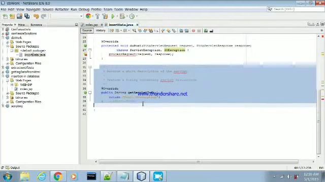 Part-II Data insertion in mysql using servlet in java смотреть онлайн