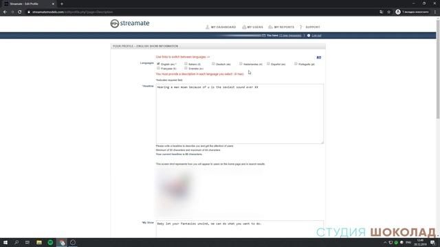 Вебкам Сайт Streamate - Вход Для Моделей и Навигация По Аккаунту смотреть онлайн