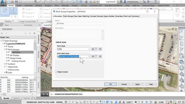 AutoCAD Civil 3D - 03.04: Styles and Templates - Point Label Styles смотреть онлайн
