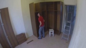 Разборка углового шкафа