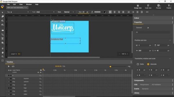 Creating Animated Display Adverts Using Google Web Designer