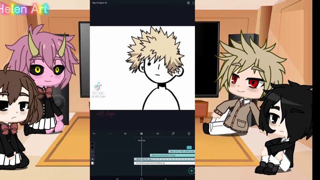 Реакция Бета МГА на Tik-Tok(?) 1/1|BNHA/BHA|