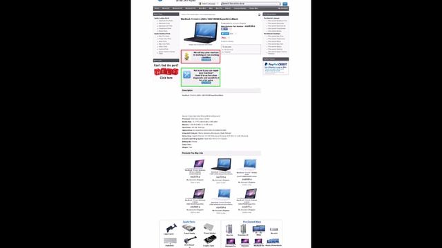 Mb063ll B   MacBook 13 Inch 2 2GHz 1GB 160GB SuperDrive Black