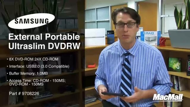 Samsung External DVD Burner Overview - MacMall смотреть онлайн