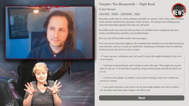 Interview with Kyle Marquis - Vampire: The Masquerade - Night Road смотреть онлайн