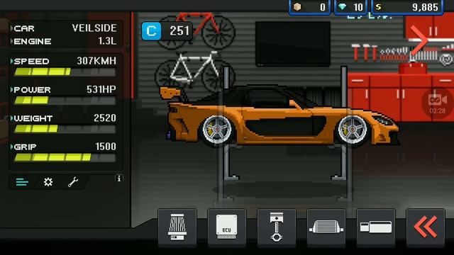 Pixel Car Racer VEILSIDE RX-7 | Tokyo Drift Han's Car | Build смотреть онлайн