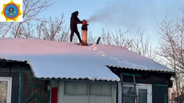 Мероприятия по очистке дымоходов отопительных печей от сажи в частном жилом секторе. смотреть онлайн