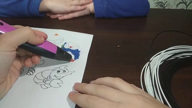 Дима рисует 3д ручкой/ для детей смотреть онлайн