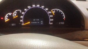 mercedes-benz w220 устанавливаем время на command и щитке приборов