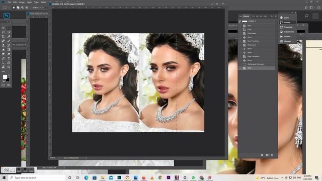 Photo editing Using spot healing brush tool in photoshop смотреть онлайн