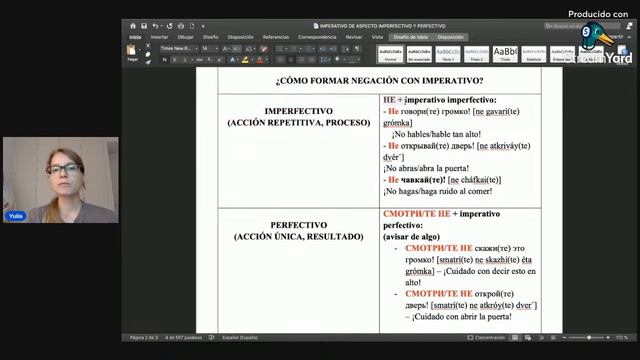 IMPERATIVO DE LOS VERBOS RUSOS (2 PARTE): IMPERATIVO DE ASPECTO IMPERFECTIVO Y PERFECTIVO смотреть онлайн