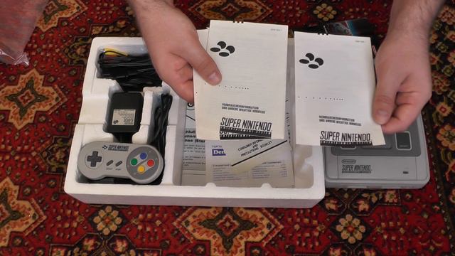 Super Nintendo от Dendy - Распаковываем консоль детства