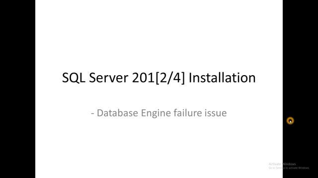 Database Engine Services failed смотреть онлайн