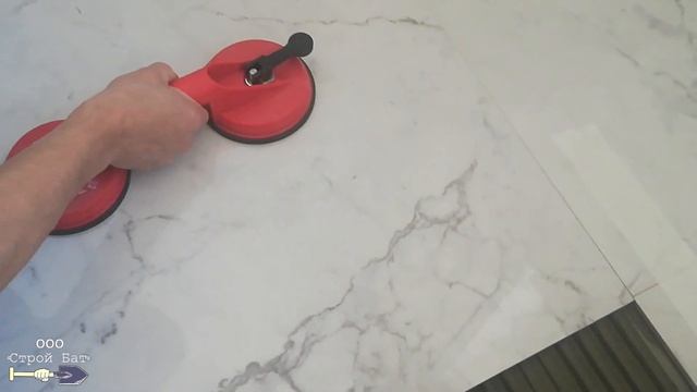 Раздвижная гребёнка для укладки плитки на пол. смотреть онлайн