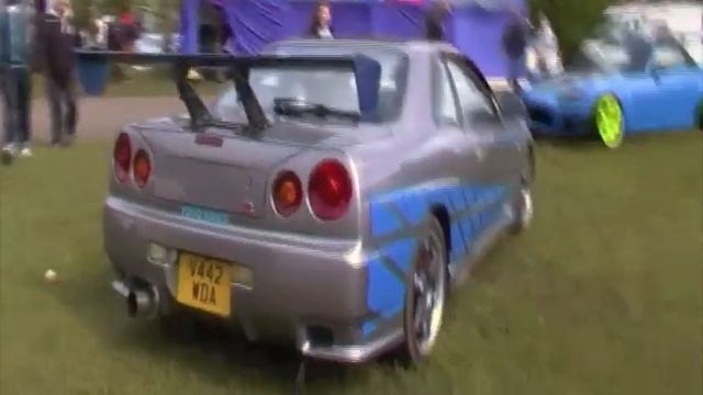 1999 Nissan Skyline GTR R34 2 Fast 2 Furious Replica at JapFest 2014 смотреть онлайн