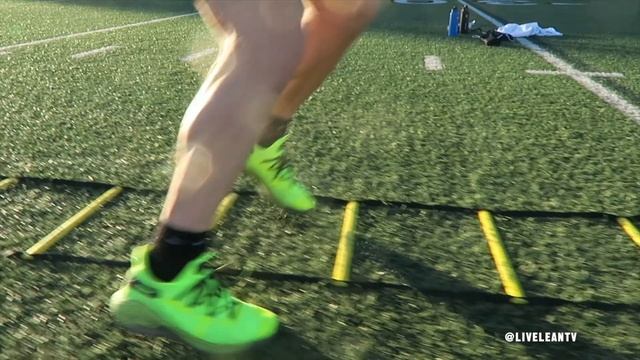 How To Do The AGILITY LADDER FORWARD ICKEY SHUFFLE | Exercise Demonstration Video and Guide смотреть онлайн