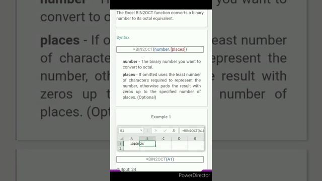 BIN2OCT Excel formula||Microsoft Excel formula||ms Excel formula|| #formula #excelworld смотреть онлайн