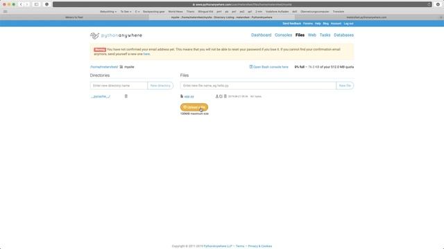 How to deploy a Python (Flask) web app on a (PythonAnywhere) live server смотреть онлайн