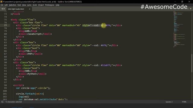 Part 2 | Animated | Circular | Progress Bar | Speedometer | Html CSS | Vanilla Javascript With Code смотреть онлайн