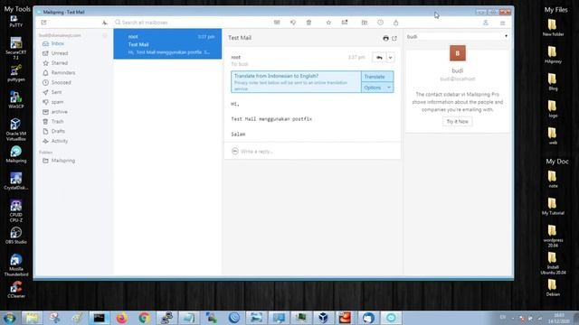 Install Mail Server menggunakan Postfix dan Dovecot di Centos 8 Server - Part 2 смотреть онлайн
