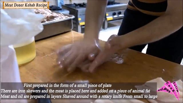 Turkish Doner Kebab Recipe How To Make Meat Mince Semolina Doner