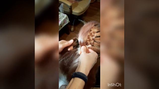 плетение пятигранной косы смотреть онлайн