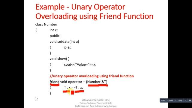 25 C++ | Operator Overloading using Friend Function in C++ | Learn Programming by Sanjay Gupta смотреть онлайн