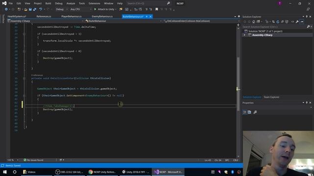 Make A Game In Unity With No Experience #6: Health and Methods смотреть онлайн