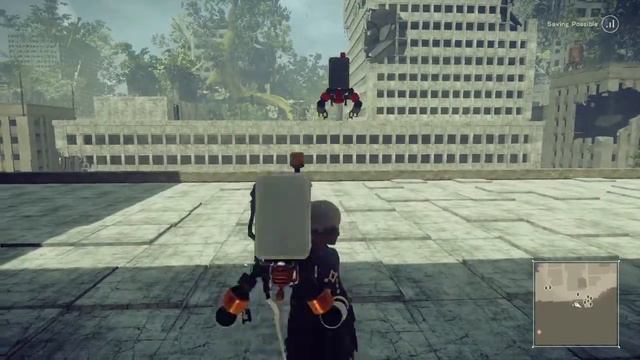 NieR:Automata hidden chest in the City ruins смотреть онлайн