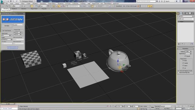 Texel Density 3ds Max - Практика